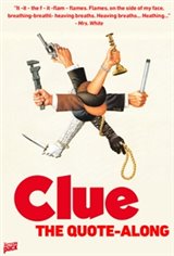 Clue Quote-Along Movie Poster