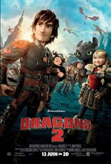 Dragons 2 3D Movie Poster