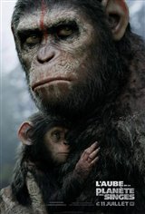 L'aube de la planète des singes 3D Affiche de film