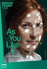 National Theatre Live: As You Like It Poster