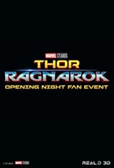 Opening Night Fan Event Thor: Ragnarok Movie Poster