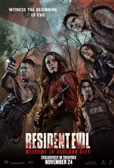 Resident Evil: Welcome to Raccoon City Affiche de film