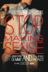 Stop Making Sense: The IMAX 2D Experience Poster