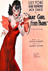 That Girl from Paris Poster