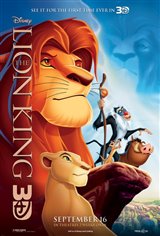 The Lion King 3D (2011) Movie Poster