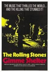 The Rolling Stones: Gimme Shelter Movie Poster