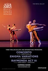 The Royal Opera House: Concerto / Enigma Variations / Raymonda Act III Large Poster