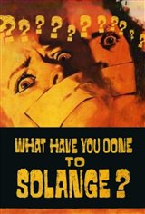 What Have You Done to Solange? Movie Poster