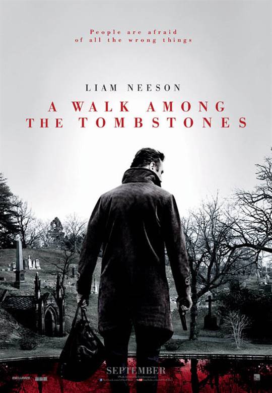 A Walk Among the Tombstones Large Poster