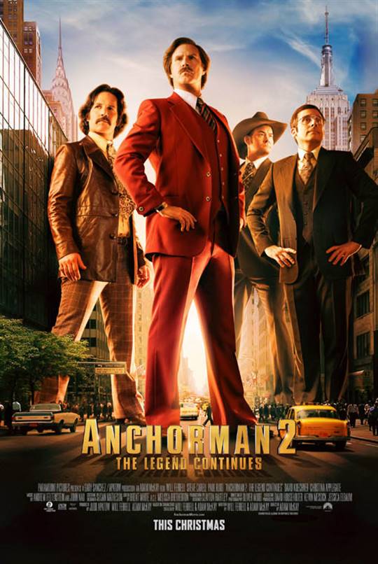 Anchorman 2: The Legend Continues Large Poster