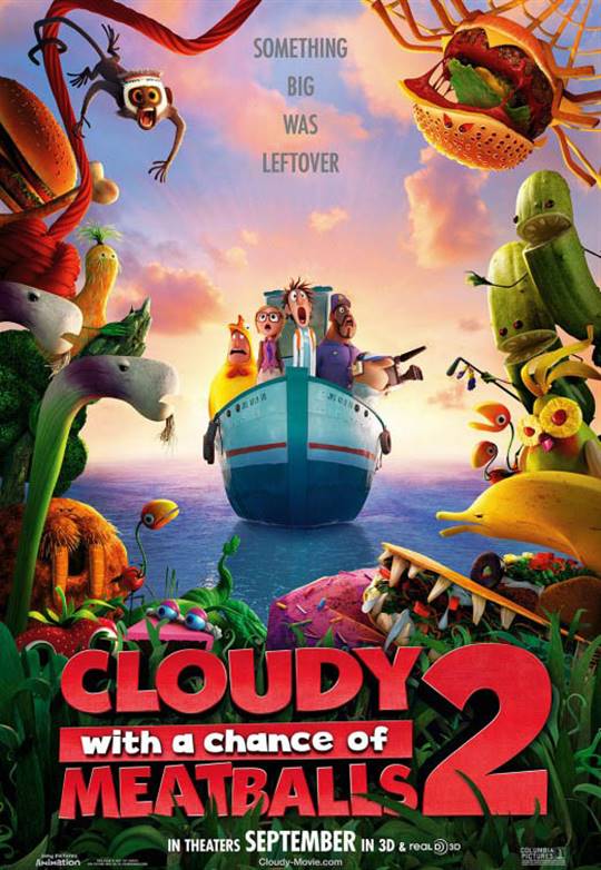 Cloudy with a Chance of Meatballs 2 Large Poster