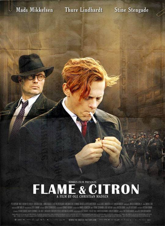 Flame & Citron Large Poster