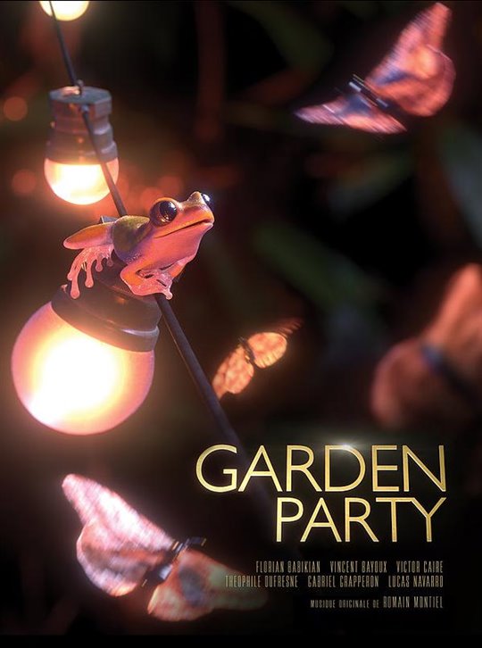 Garden Party Large Poster