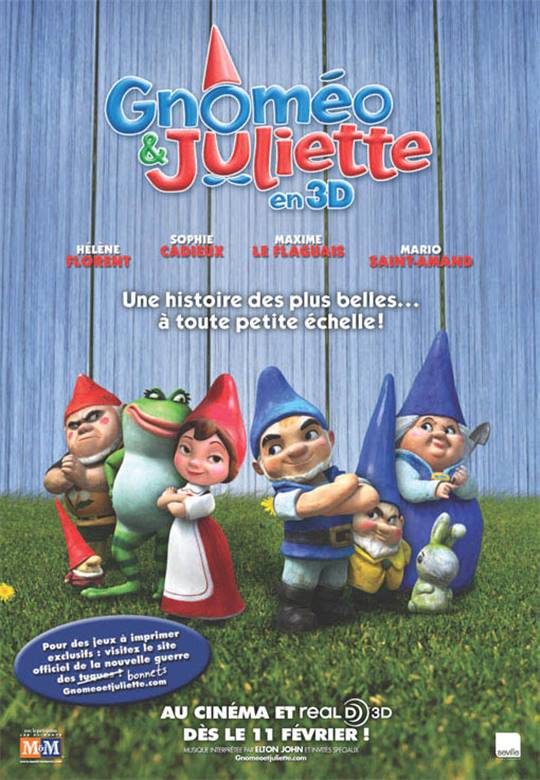 Gnomeo & Juliet 3D (v.o.a.) Large Poster