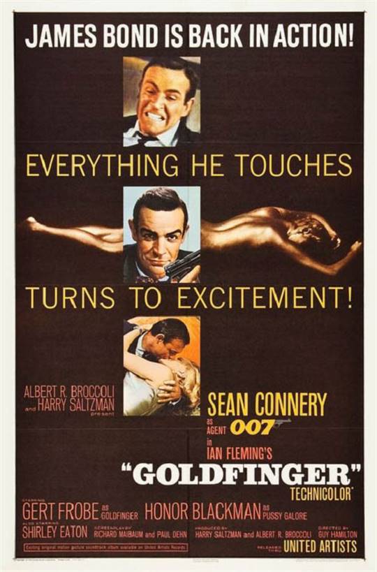 Goldfinger Large Poster