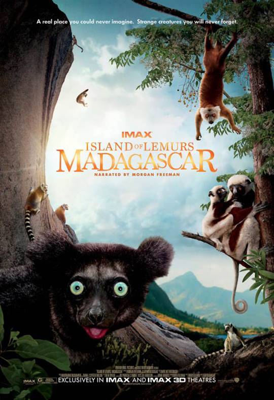 Island of Lemurs: Madagascar - An IMAX 3D Experience Large Poster