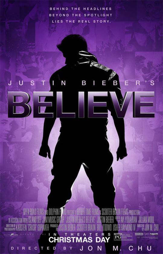 Justin Bieber's Believe Large Poster