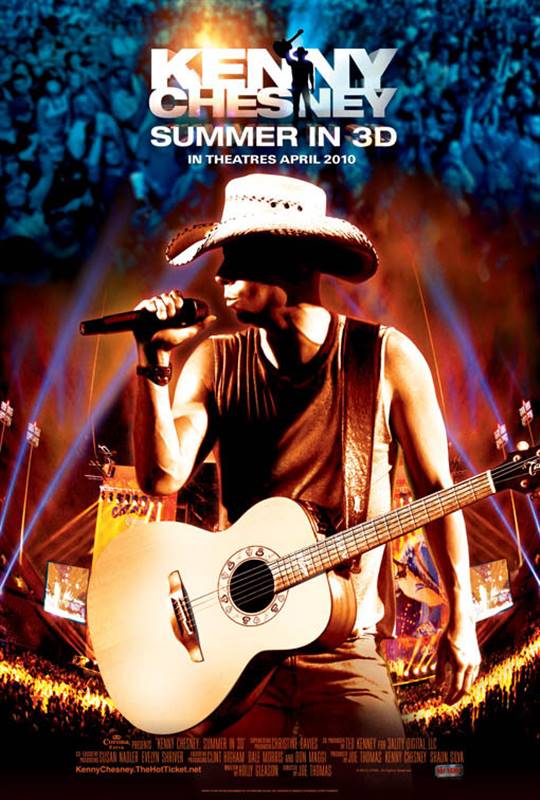 Kenny Chesney: Summer in 3D Large Poster