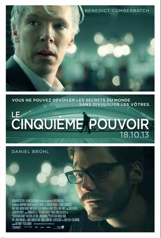 Le cinquième pouvoir movie large poster.
