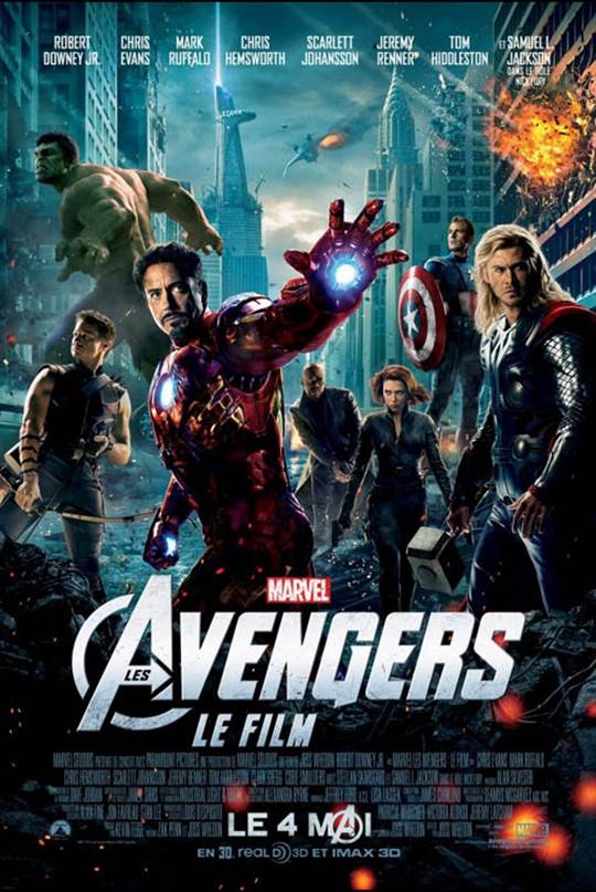 Les Avengers : Le film Large Poster