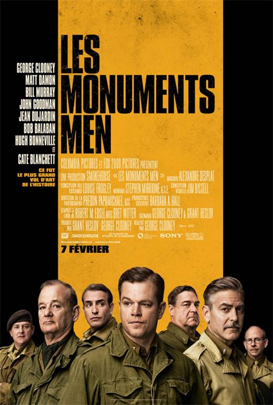 Les Monuments Men Large Poster