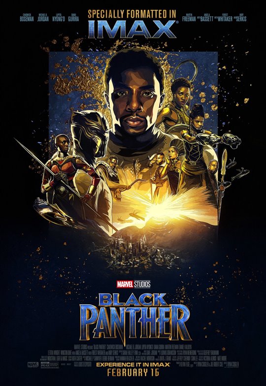 Marvel Studios 10th Black Panther (IMAX) Now Playing Movie