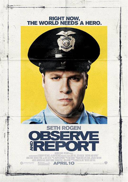 Observe and Report Large Poster