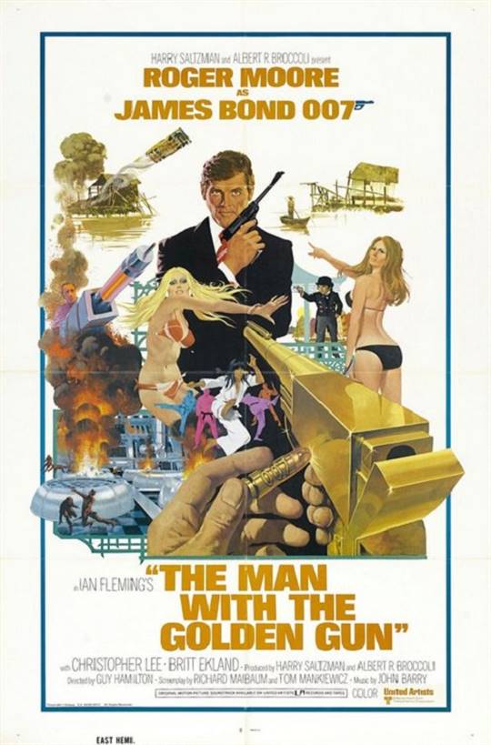 The Man with the Golden Gun Large Poster