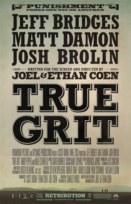 True Grit Large Poster