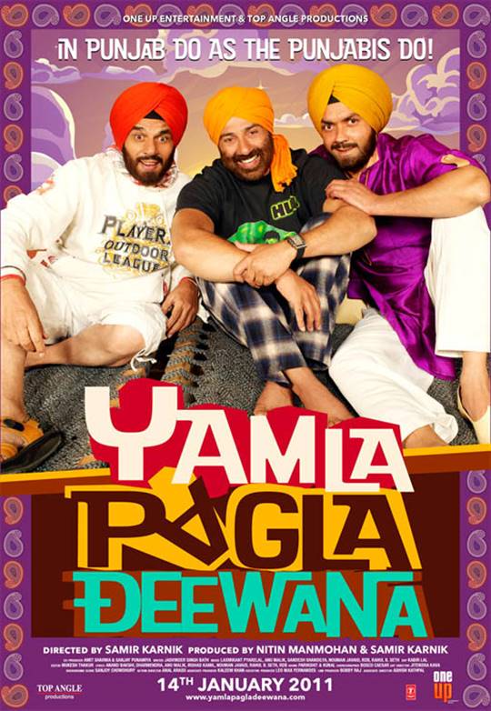 Yamla Pagla Deewana Large Poster