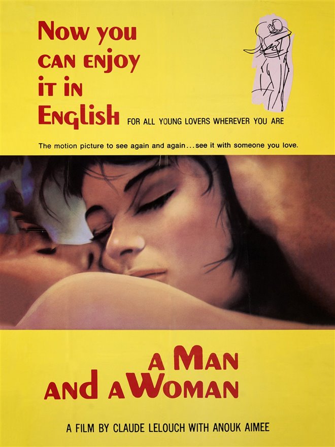 A Man and a Woman Large Poster
