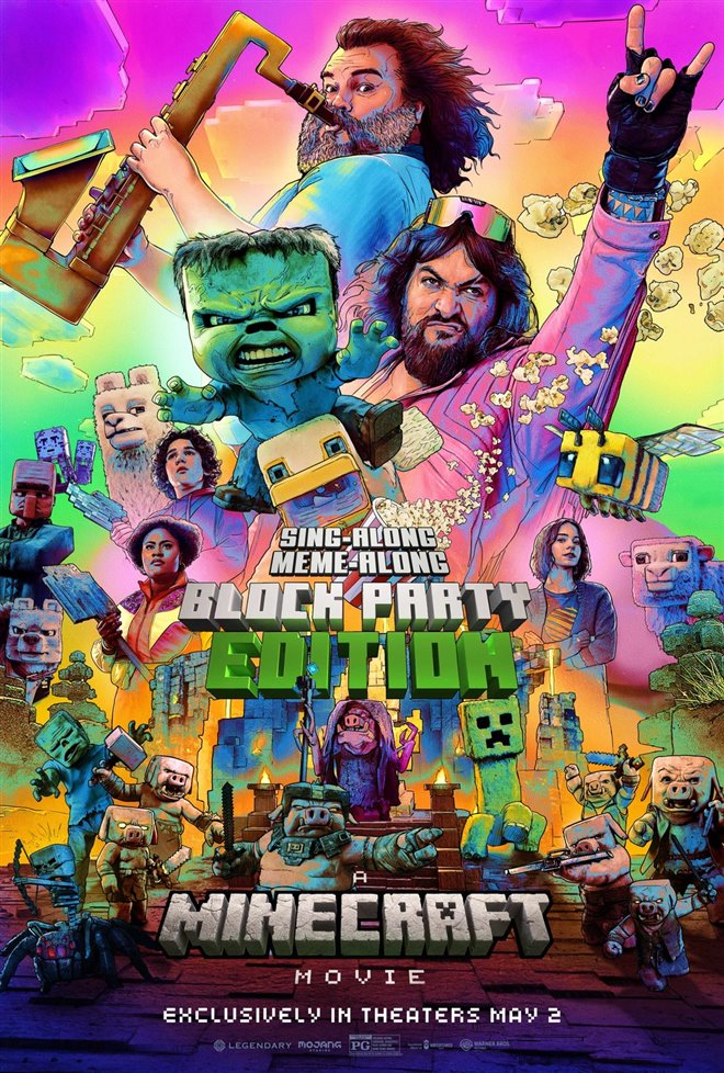 A Minecraft Movie Block Party Edition poster