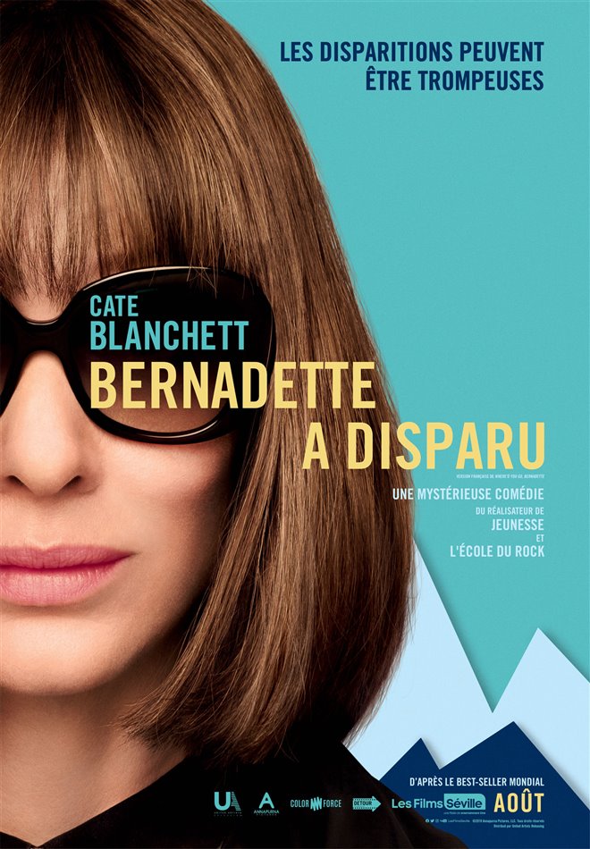 Bernadette a disparu Poster
