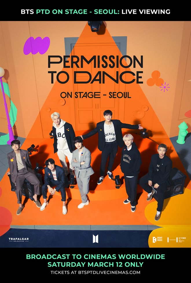 BTS Permission to Dance on Stage Large Poster