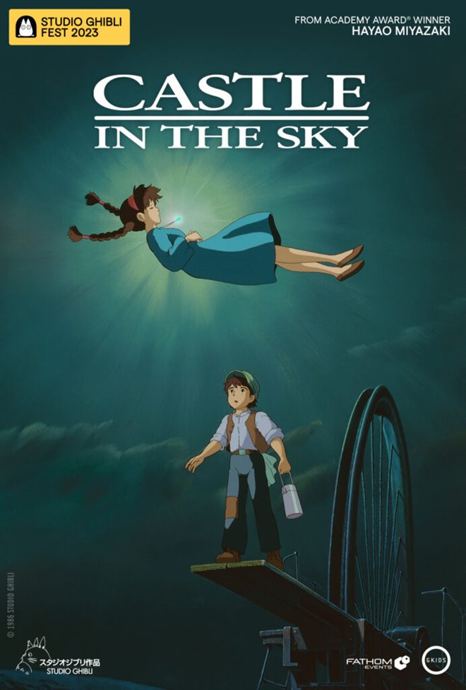 Castle in the Sky Studio Ghibli Fest 2023 Movie Poster