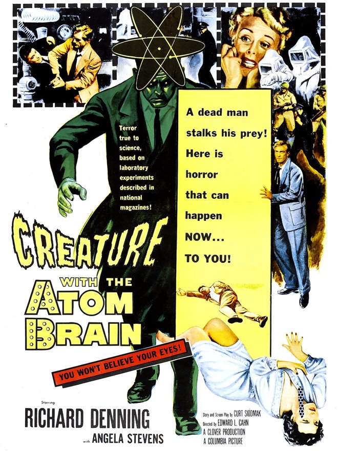 Creature with the Atom Brain Large Poster