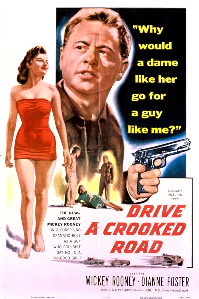 Drive a Crooked Road (1954) Poster