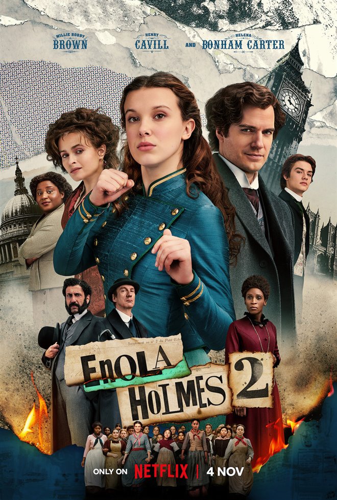 Enola Holmes 2 (Netflix) Large Poster