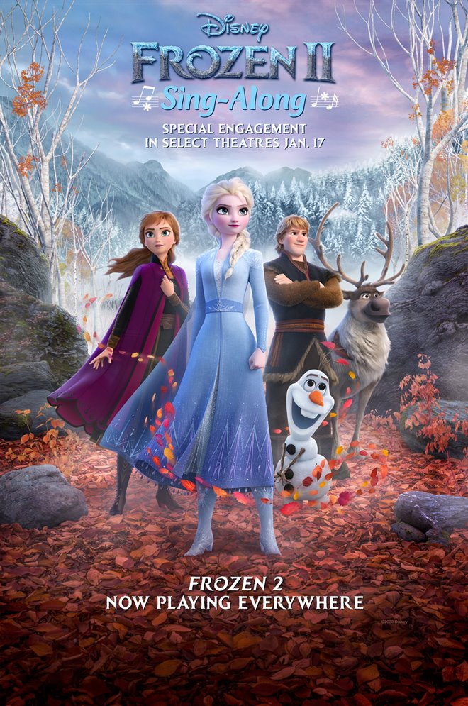 Frozen II Sing-Along Poster