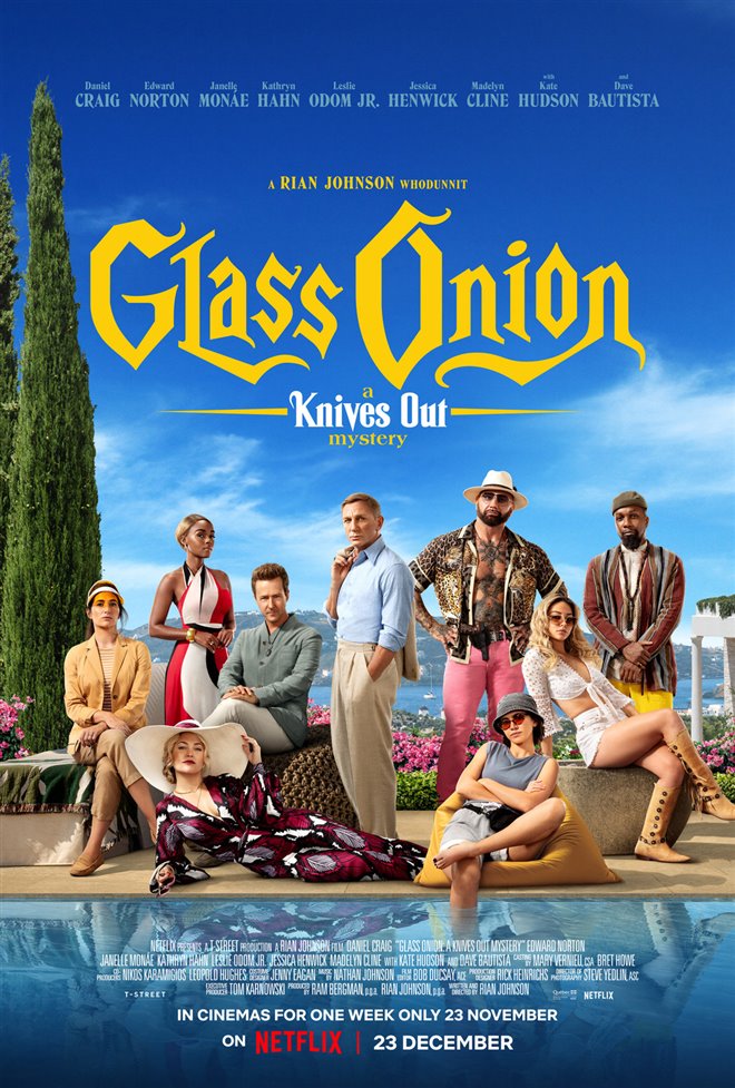 Glass Onion : Une histoire à couteaux tirés Poster