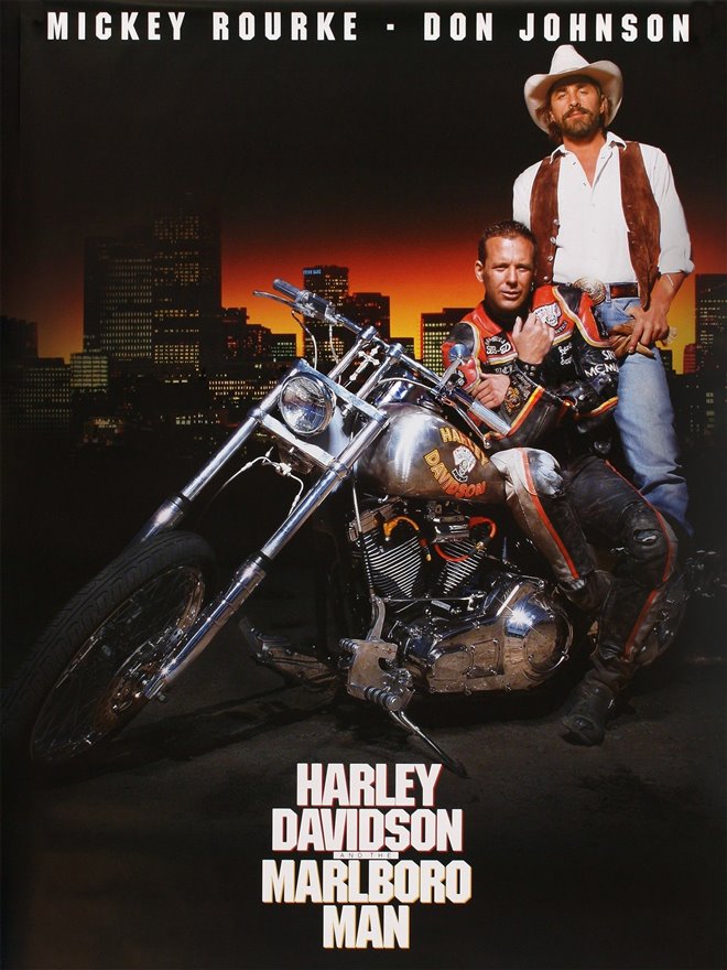 Harley Davidson and the Marlboro Man Large Poster