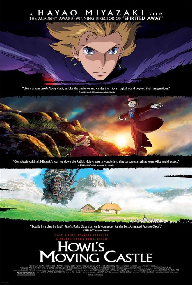 Howl's Moving Castle (Dubbed) Poster