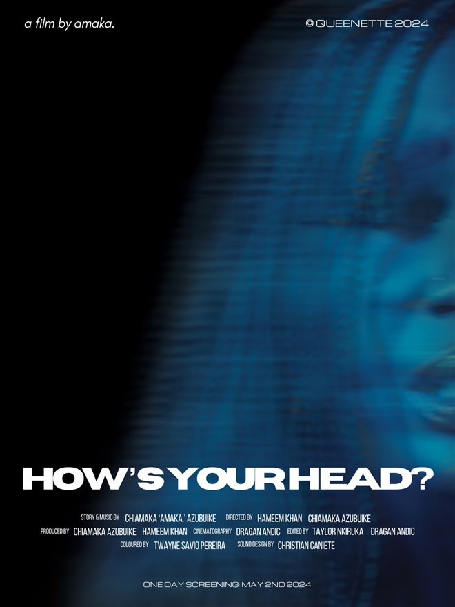 how's your head? Large Poster