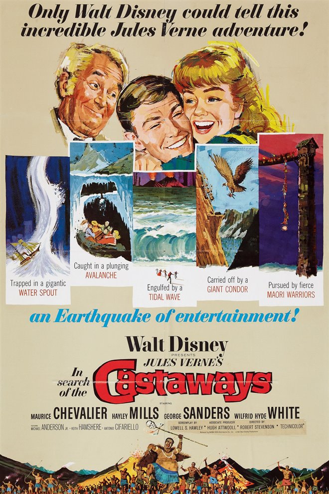 In Search of the Castaways Large Poster