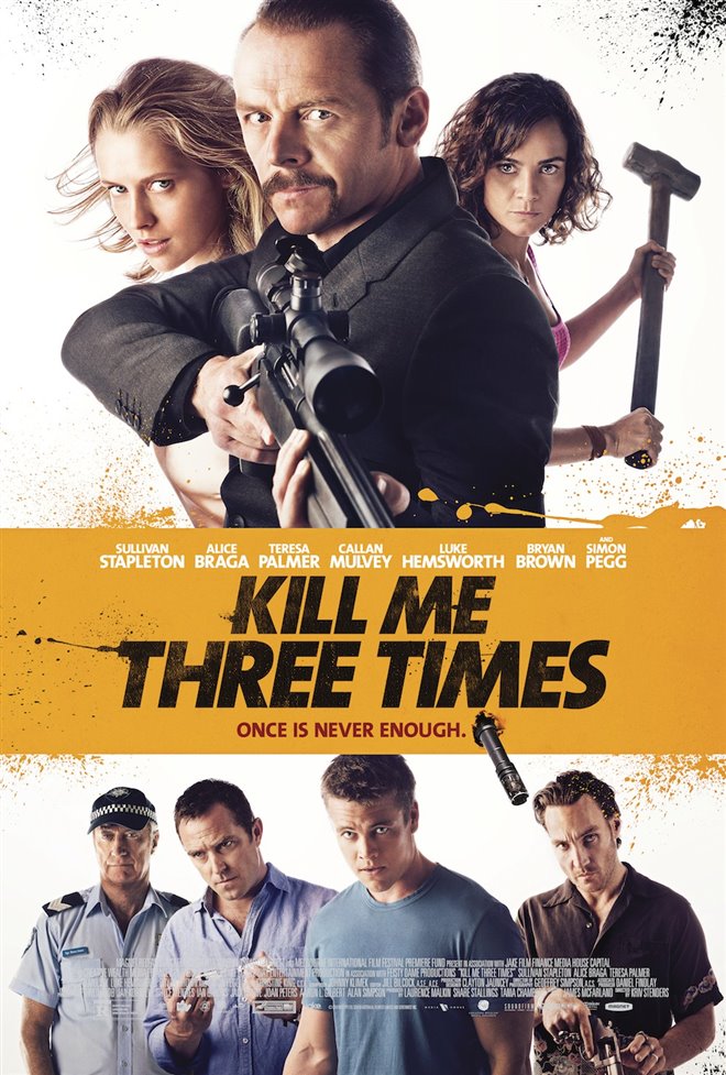 Kill Me Three Times Large Poster