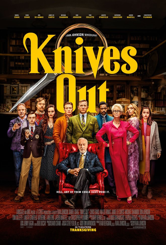 Knives Out Large Poster