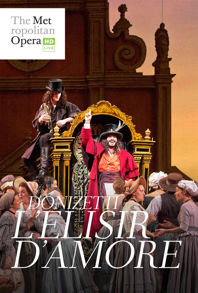 L'Elisir d'Amore - Metropolitan Opera Poster