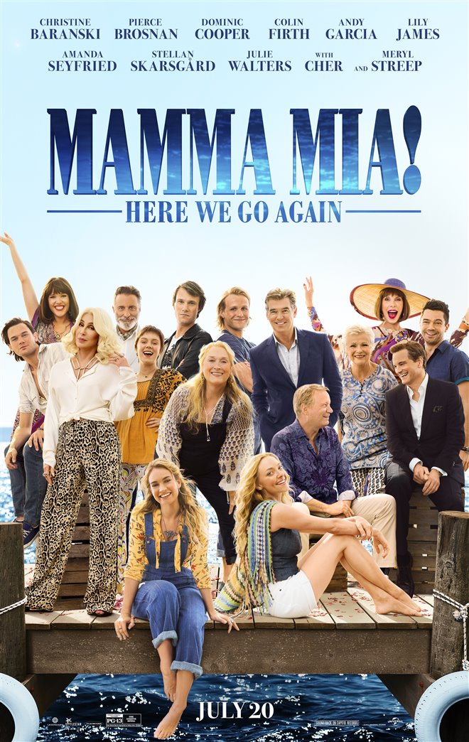 Mamma Mia! Here We Go Again Large Poster