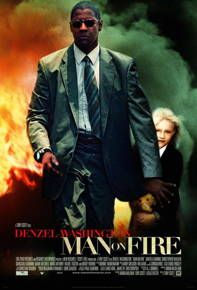 Man on Fire Large Poster