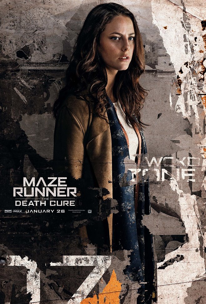  Maze Runner: The Death Cure : Dylan O'Brien, Kaya Scodelario,  Thomas Brodie-Sangster, Nathalie Emmanuel, Giancarlo Esposito, Aidan  Gillen, Walton Goggins, Ki Hong Lee, Barry Pepper, Will Poulter, Patricia  Clarkson, Dexter Darden